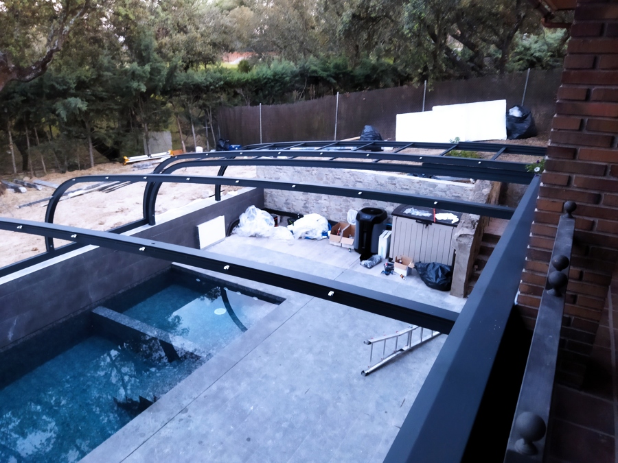 Construcción bodega y piscina Villanueva Cañada