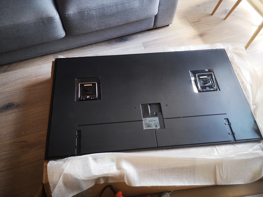 Montaje de tv frame 55 pulgadas