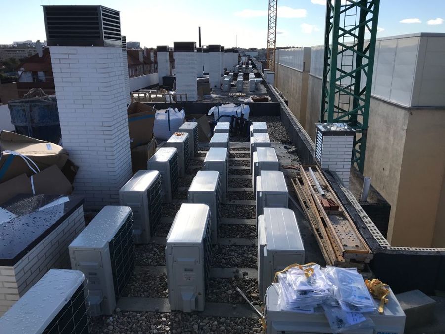 Instalación de maquinas