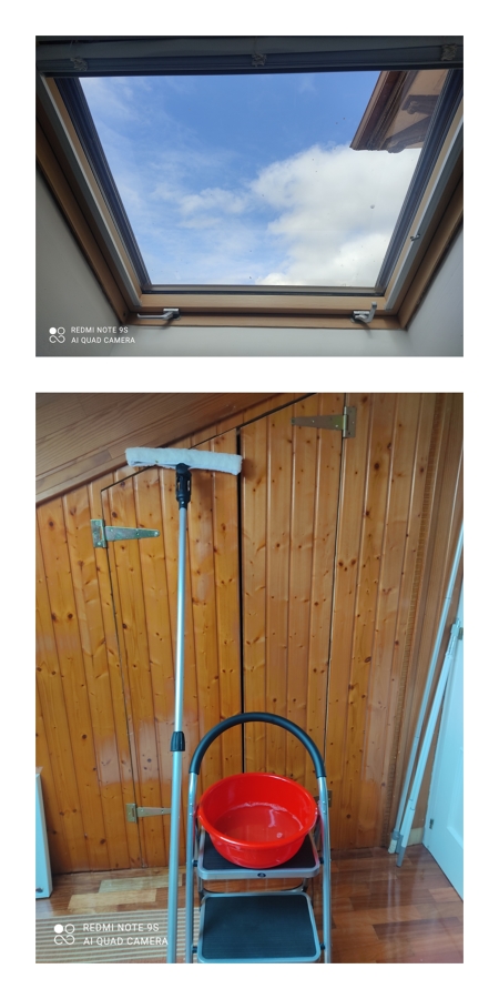 Limpieza de velux