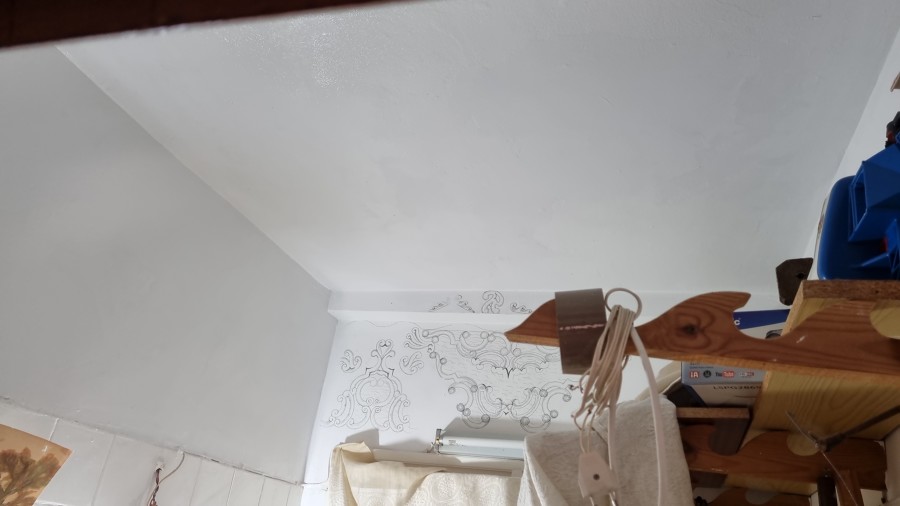 Techo de baño terminado