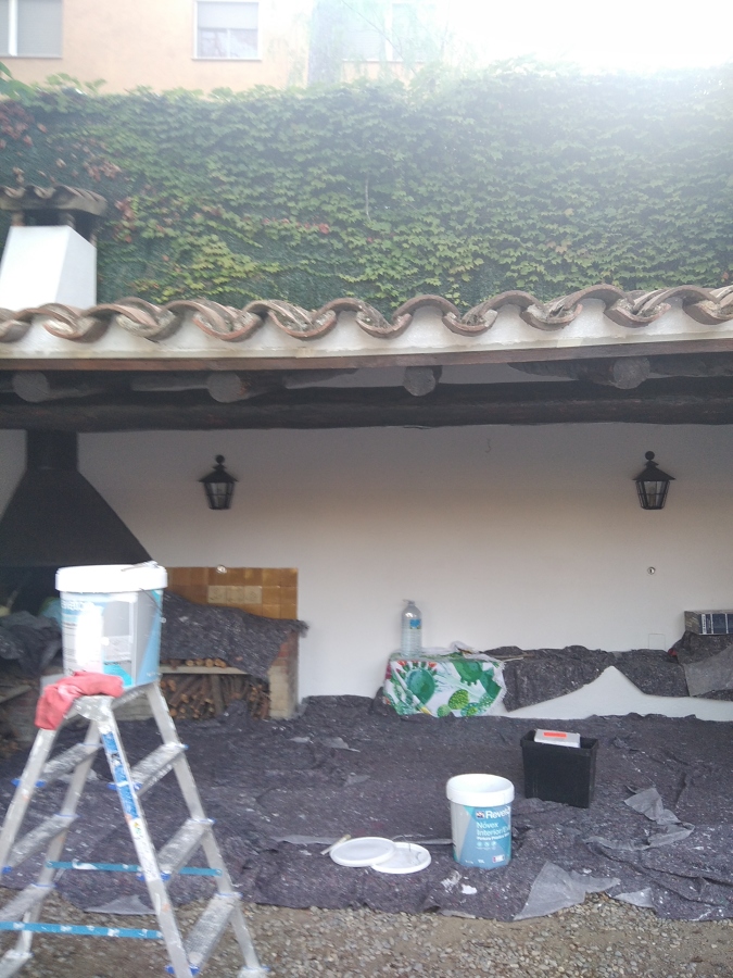 Trabajo en barbacoa Exterior.