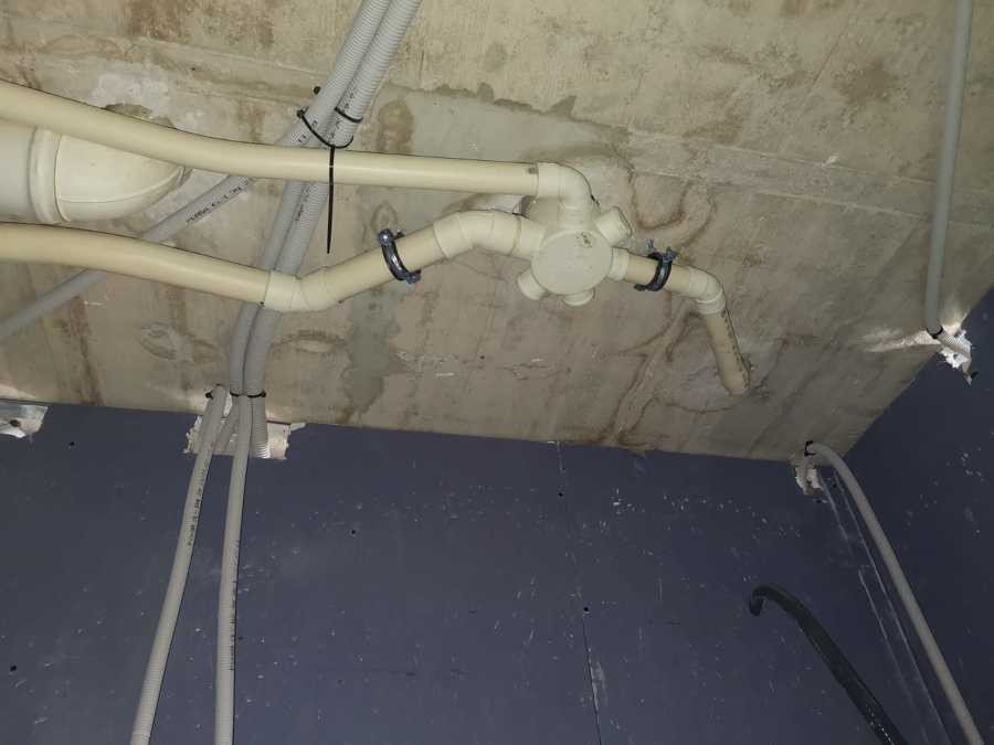 Instalacion de bote sifonico con pvc insonorizado