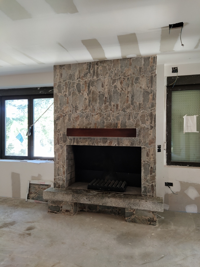 Chimenea de diseño particular