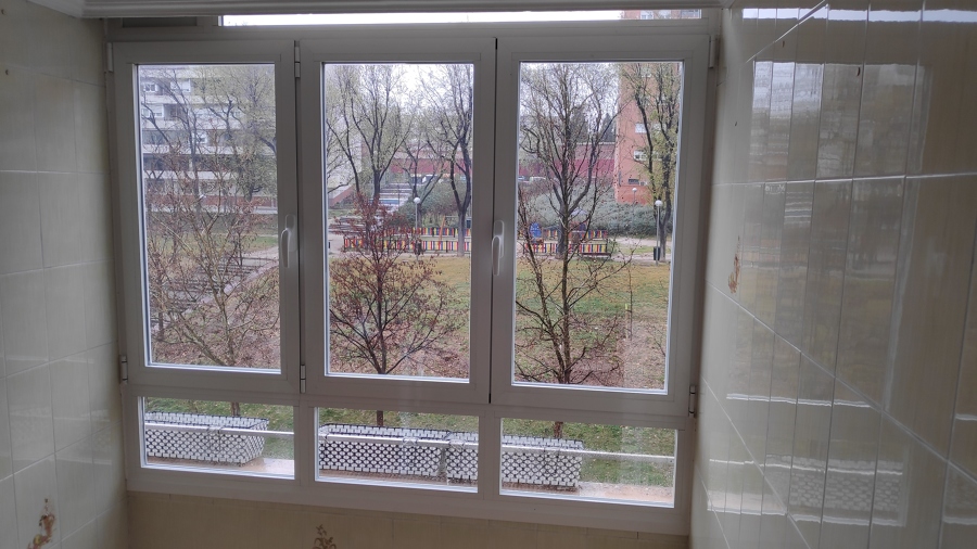 Ventanal de cocina terminado.