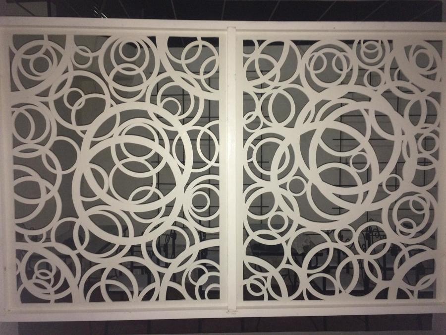 Mampars divisoria de PVC echa a mano