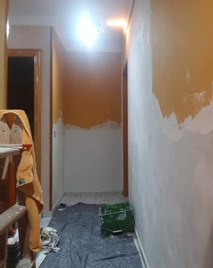 Reparación con yeso en humedades y filtraciones