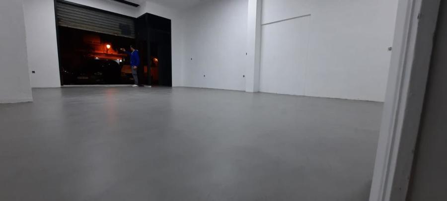 Obra microcemento local comercial