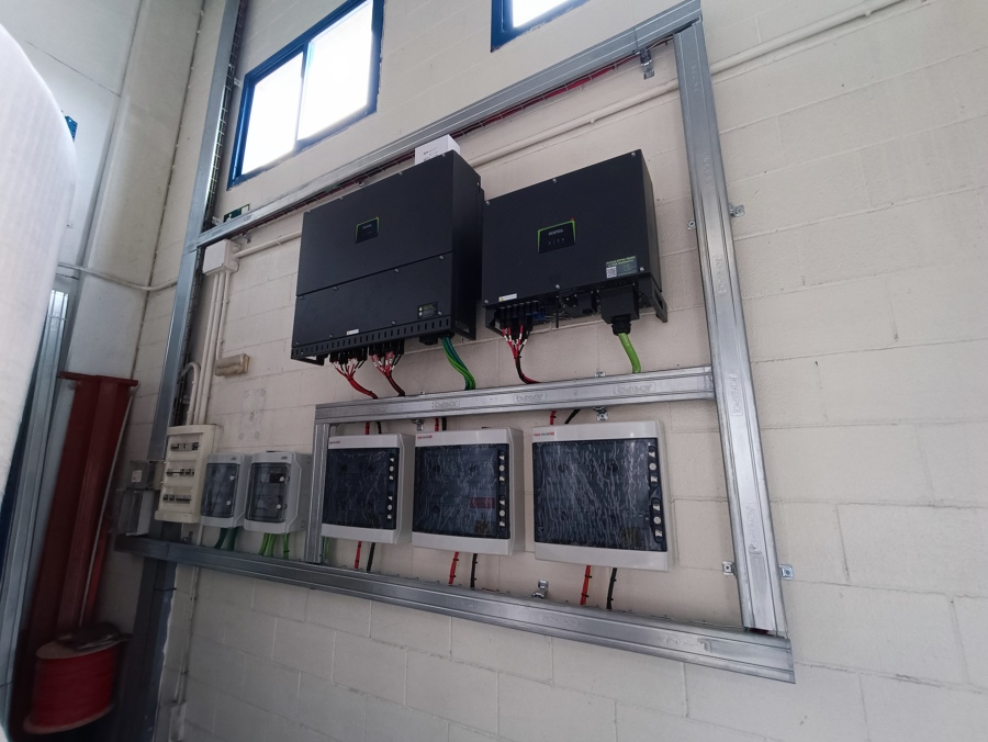 Intalacion placas industrial