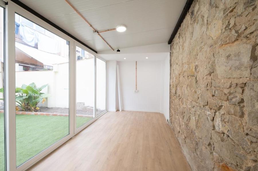 Pared de piedra natural