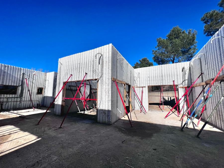 Una de nuestras obras construcción con baupanel