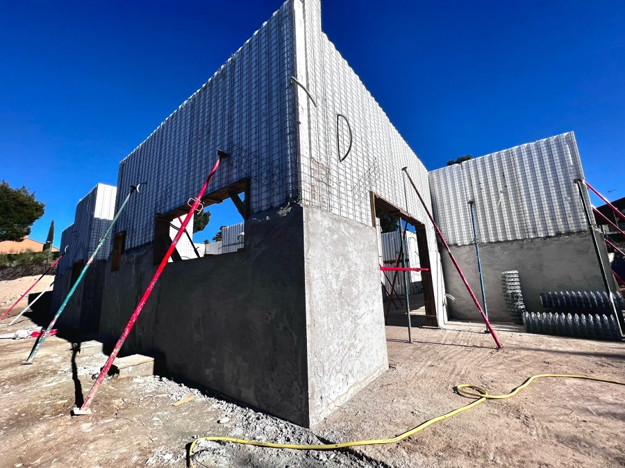 Una de nuestras obras construcción con baupanel