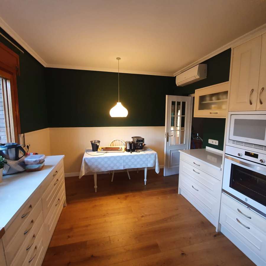 Antes y después de una decoración en cocina