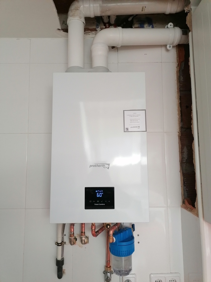 Cambio caldera más filtro