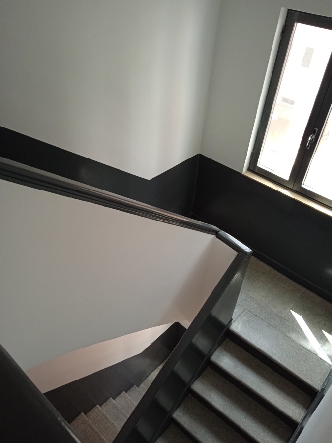 Pintura de caja de escalera