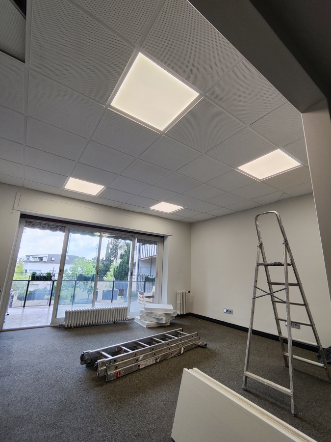 Oficinas Istalacion de luces