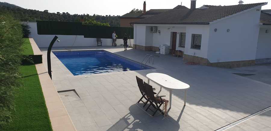 Construcción de piscina