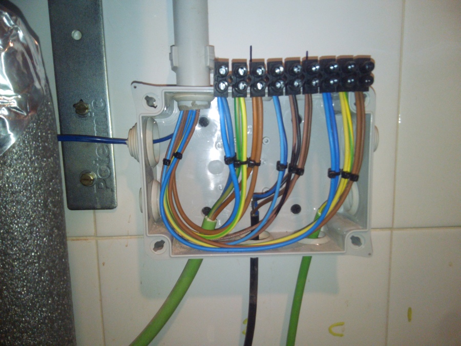 Detalle caja de conexion