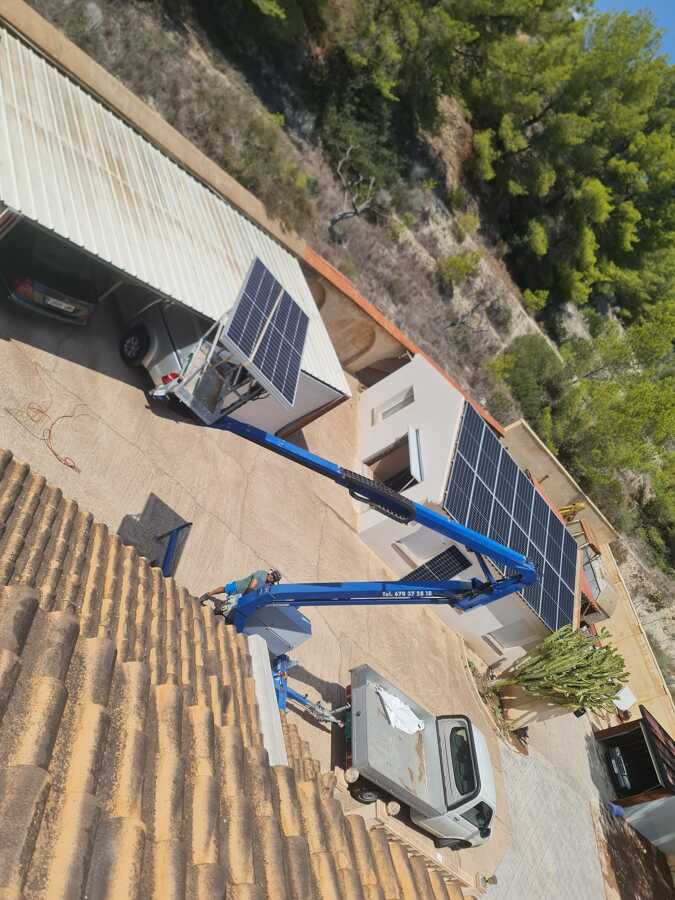 Instalación solar - La Nucía - Volcada a Red