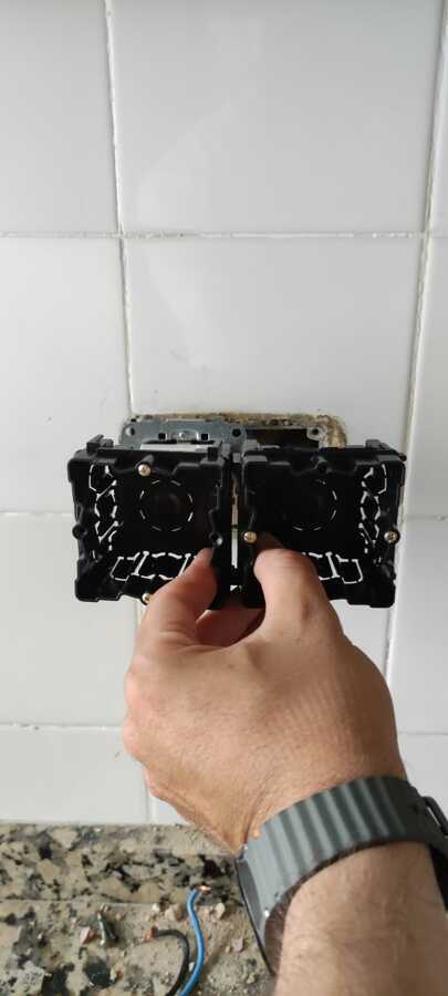 Sostitución de cajetillas antiguas por nuevas.