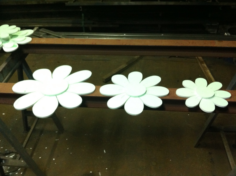 Flores en CNC