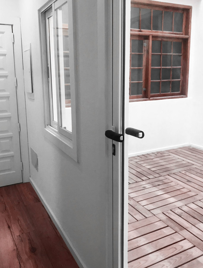 Patio interior de un piso tras reforma (La Victoria de Acentejo, Tenerife)