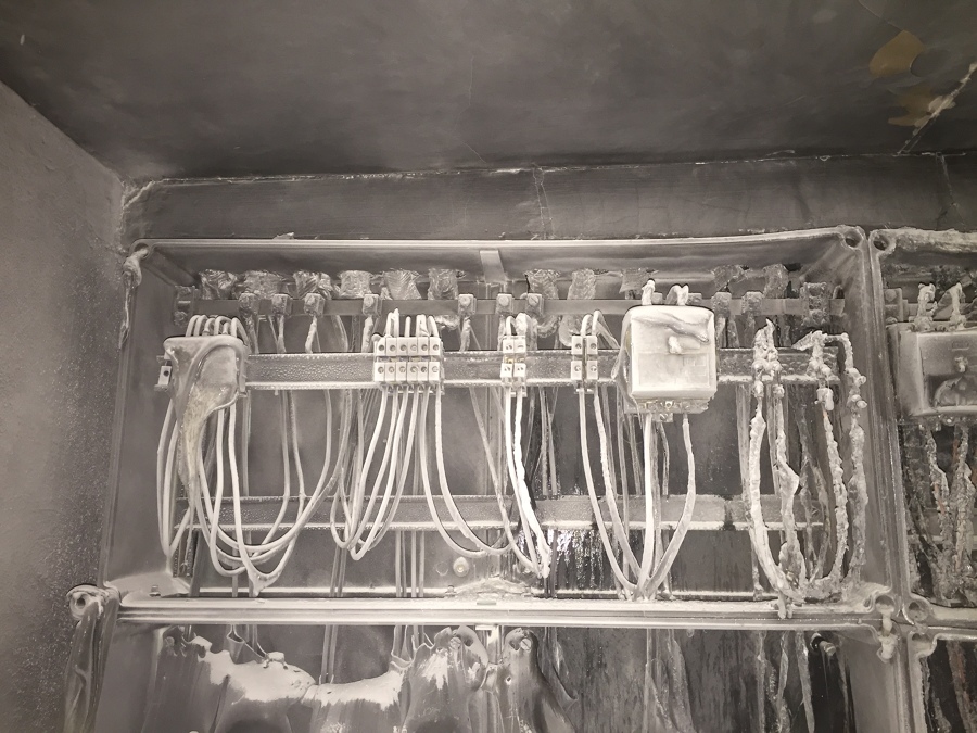 Renovación centralización contadores por incendio