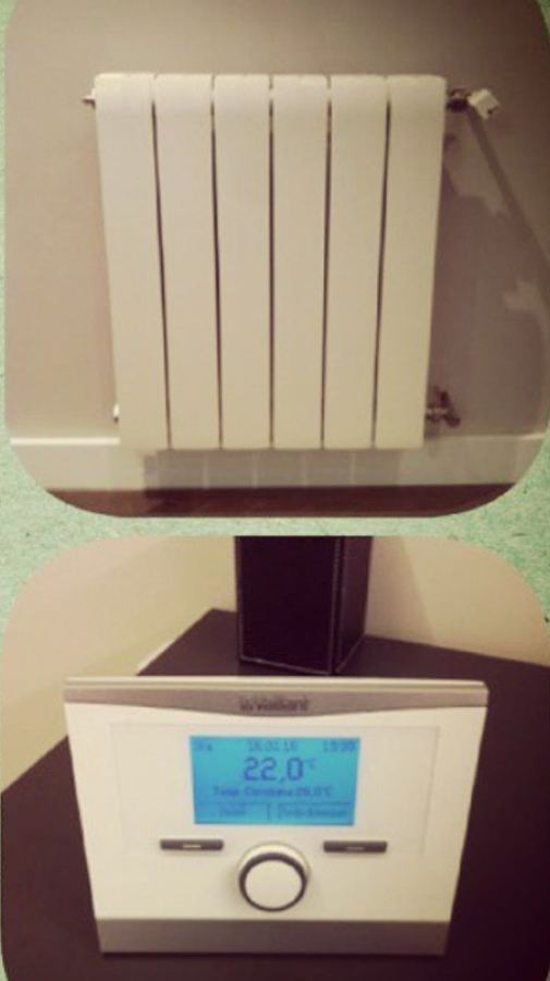 Radiador y programador modulante