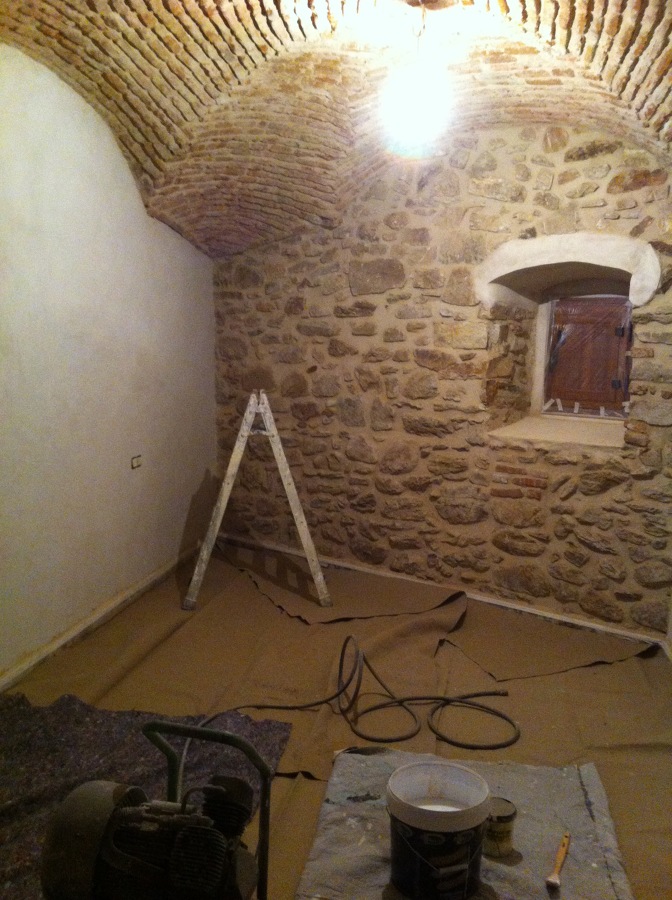 Hidrofugado de piedras