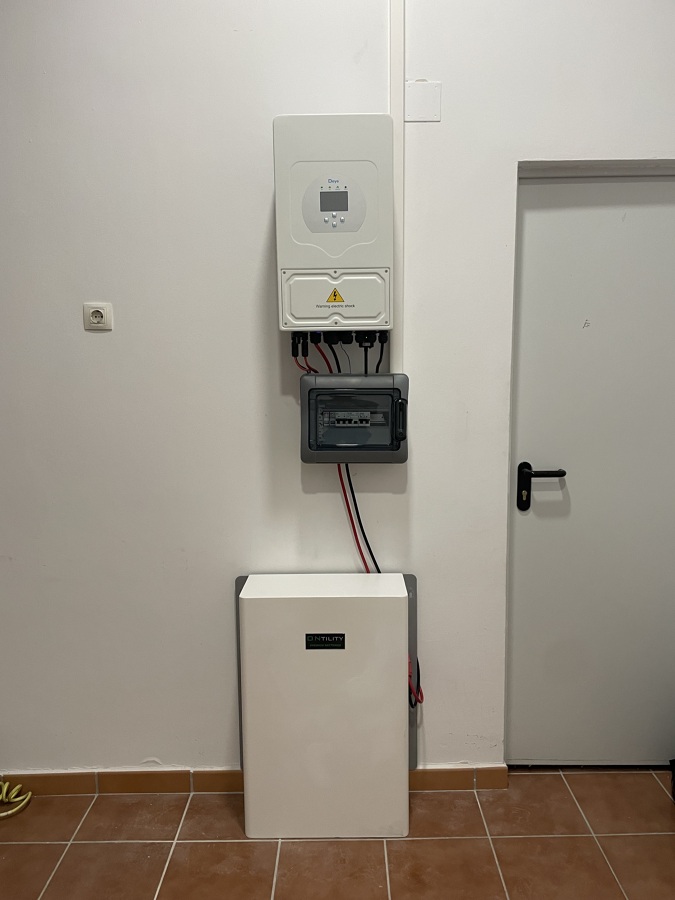 Inversor 5kW y batería 10kW