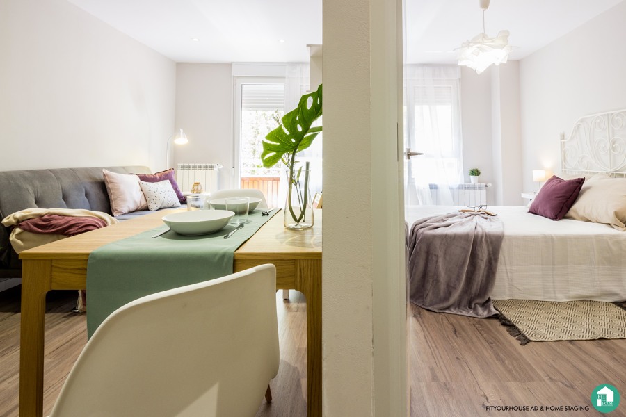 Reforma y home staging de apartamento urbano en alquiler