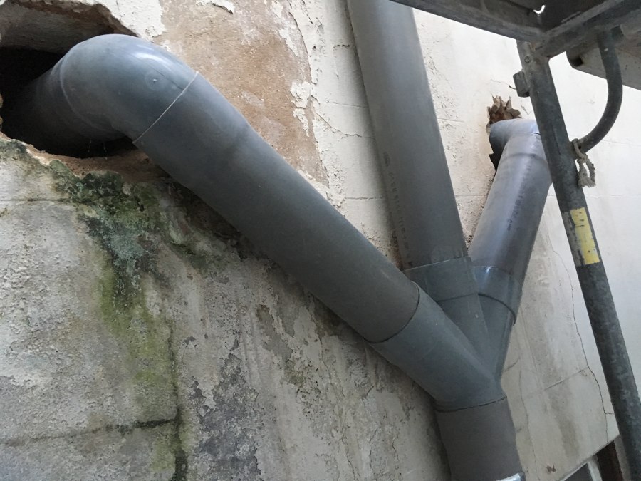 Sustitución de bajantes