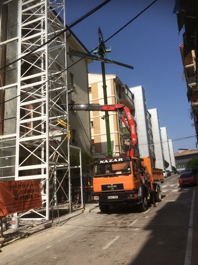 Construcción de 4 ascensores