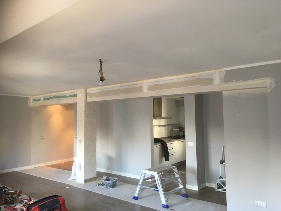 Falsa viga a tres caras de pladur