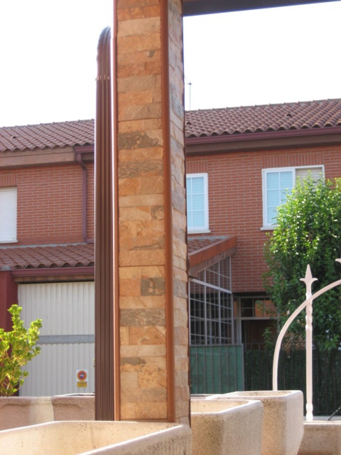 Revestimiento de columna