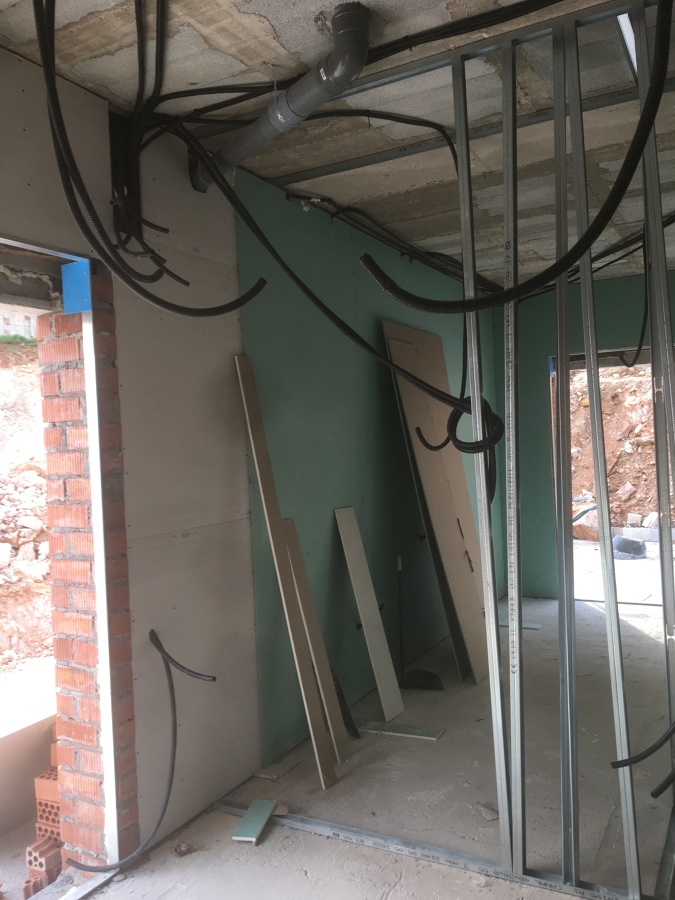 Trasdosado con doble placa