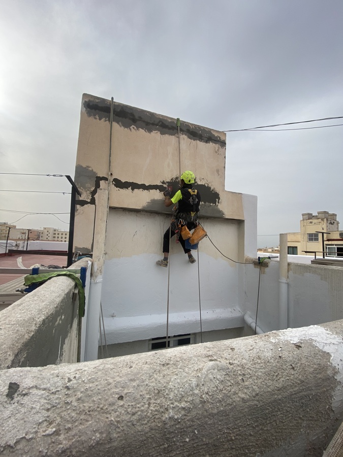 Reparación casetón del terrado