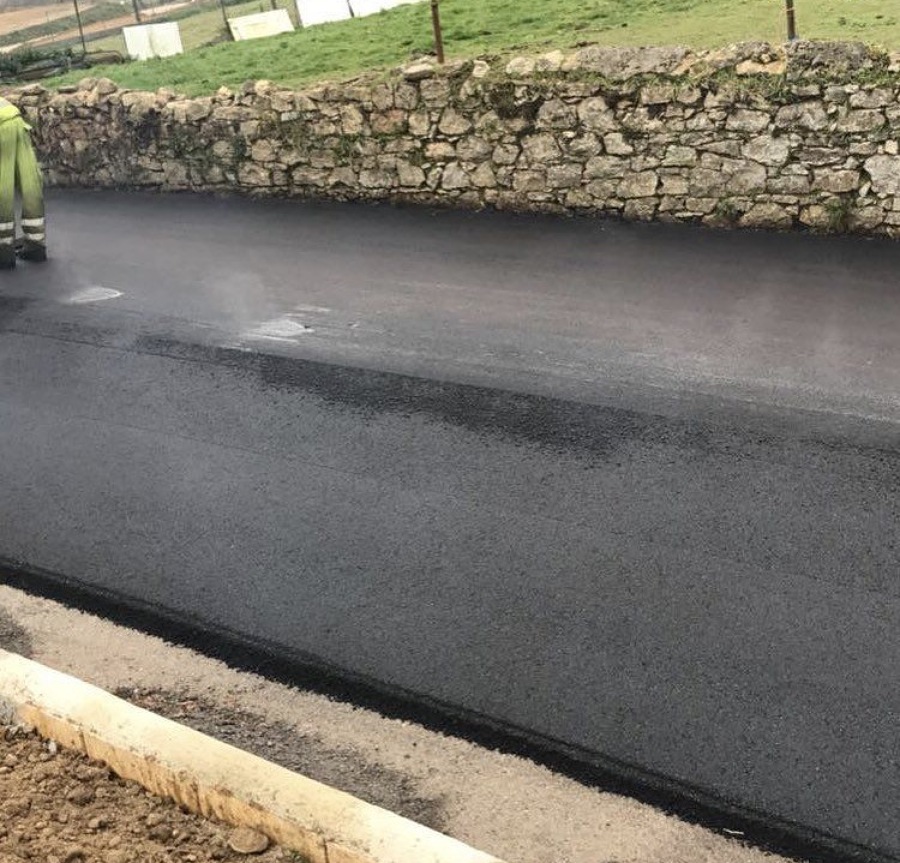 Asfaltado en via pública