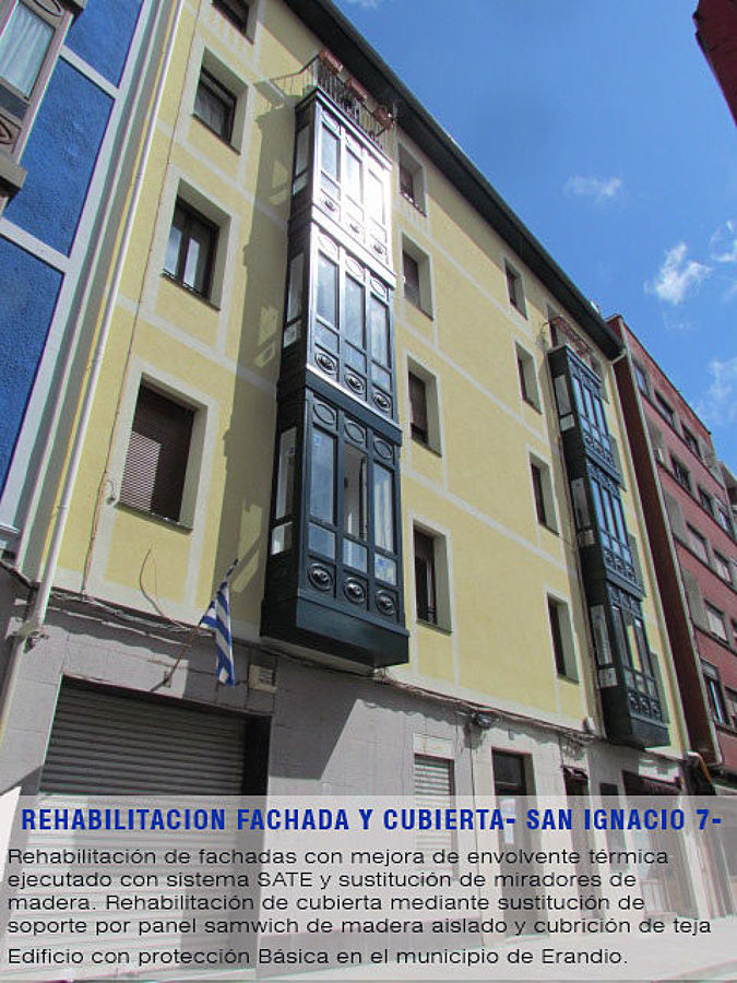 REHABILITACION DE FACHADAS Y CUBIERTA