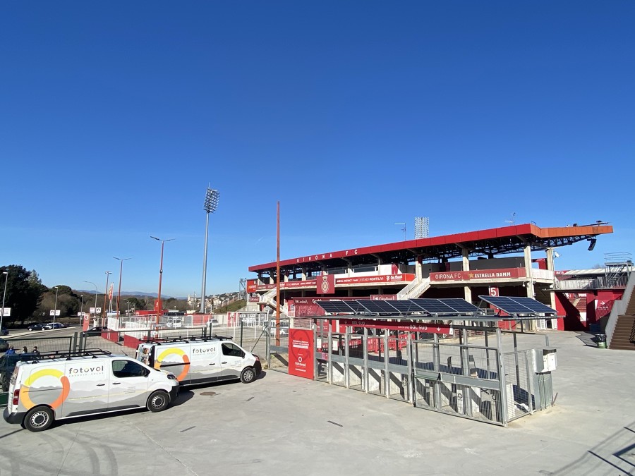 Instalación de 5 kWp en Girona FC