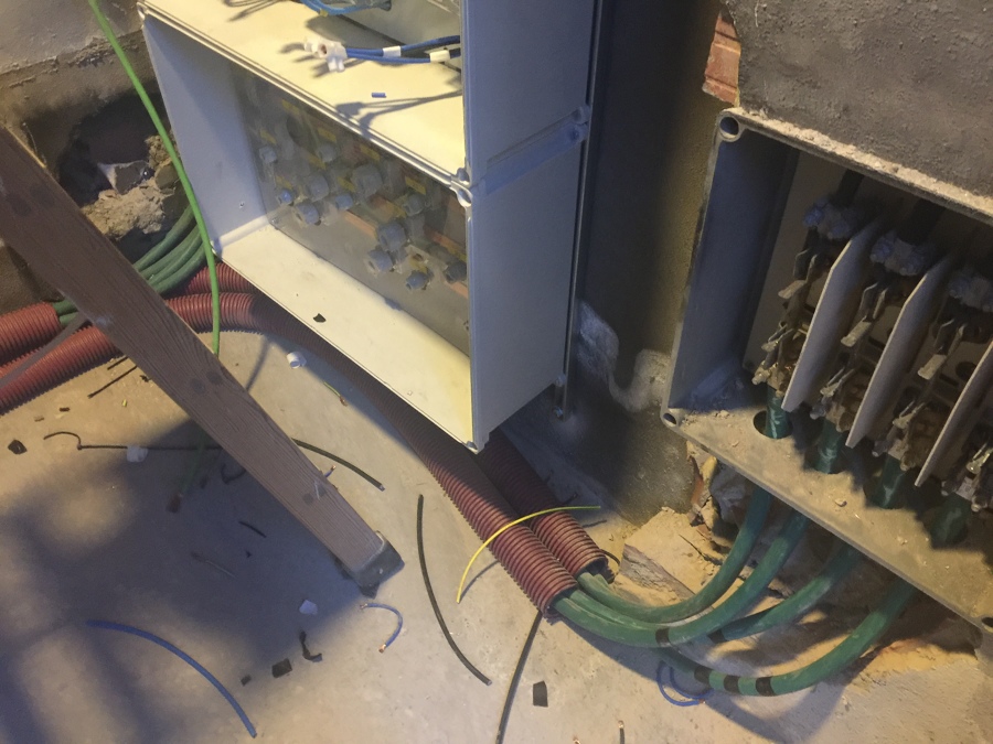 Renovación centralización contadores por incendio