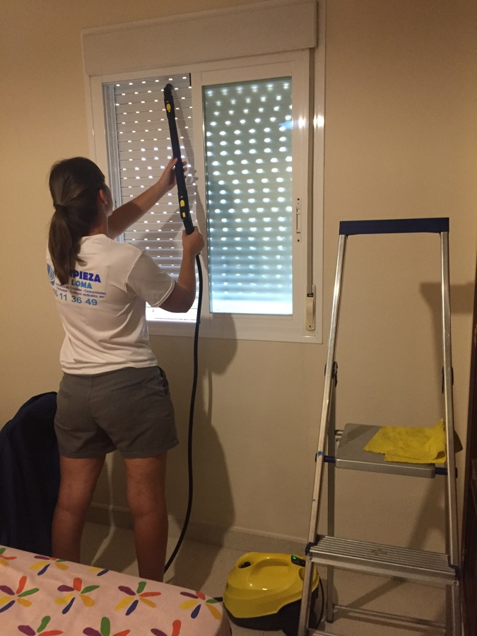 LIMPIEZA CON VAPORETA