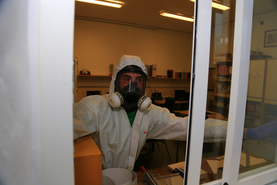 Desinfección en el Instituto