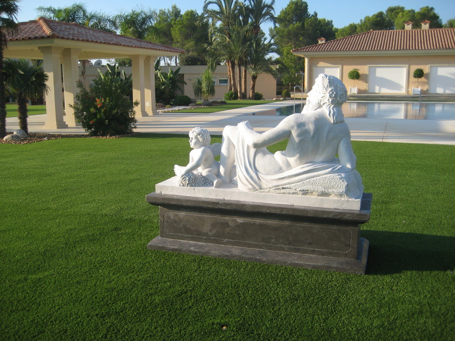 Escultura de marmol para jardin