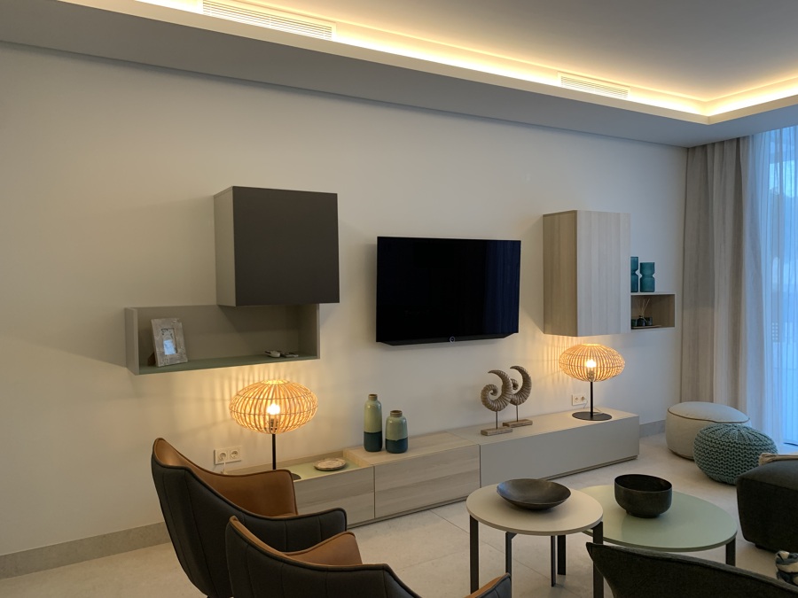 Luces cálidas y Texturas acogedoras