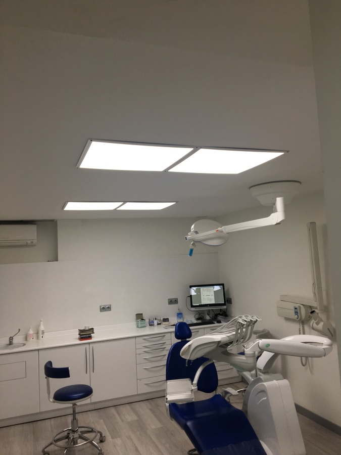 SUSTITUCION DE HALOGENOS POR LED EN CLINICA GURPEGUI