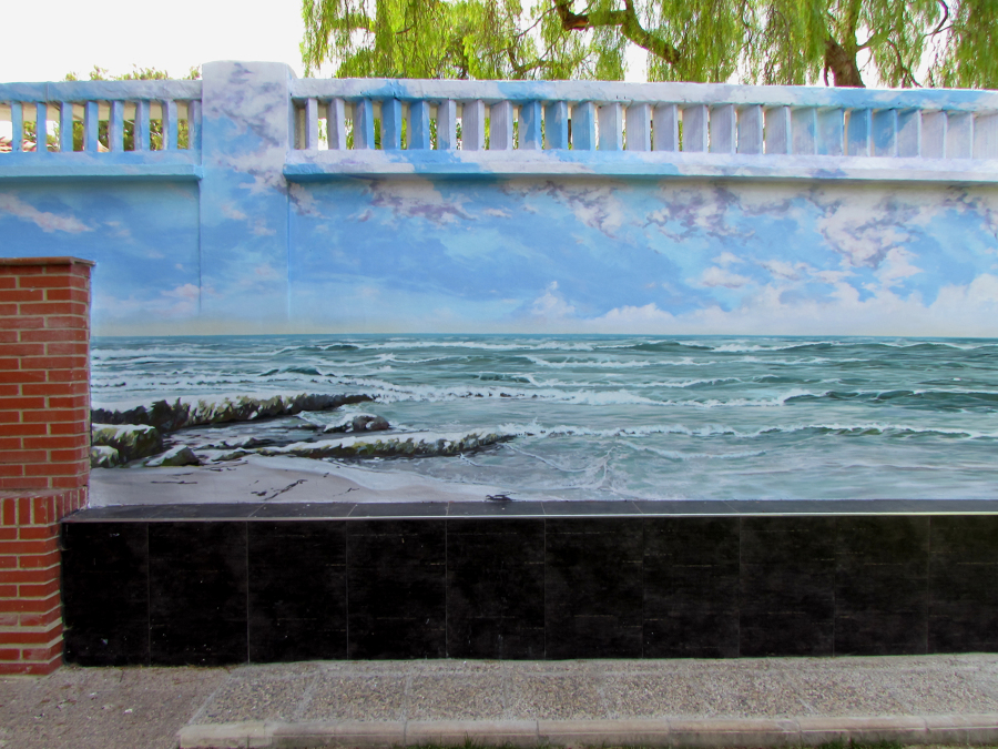 Mural Exterior vivienda.