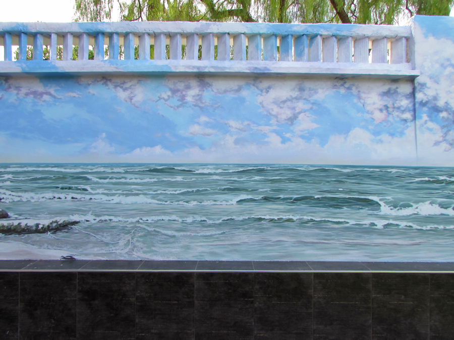 Mural Exterior vivienda.