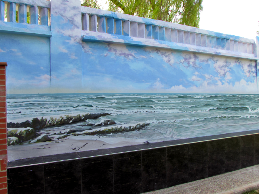 Mural Exterior vivienda.