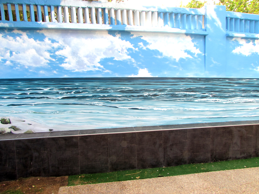 Mural Exterior vivienda.